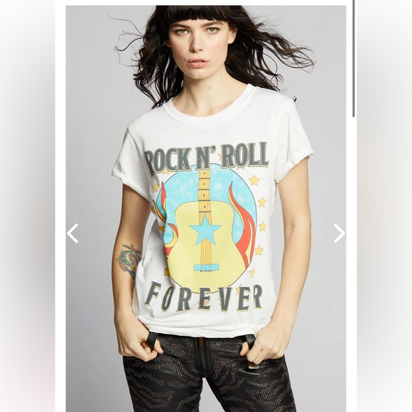 Recycled Karma Rock ‘N’ Roll Forever Tee Small - Picture 2 of 6